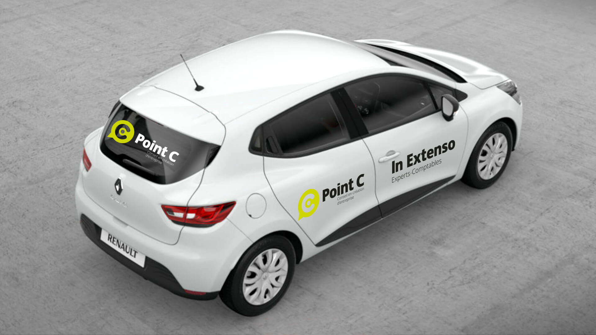 Marquage des véhicules d'entreprise